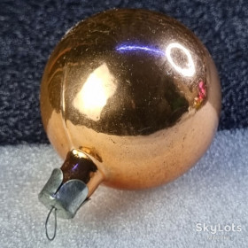 Ялинкові іграшки Ёлочные игрушки ^/--/^ Елочная игрушка &amp;quot;Ретро шар с медным блеском&amp;quot;, СССР ^_^^^ Ялинкова іграшка &amp;quot;Ретро куля з мідним блиском &amp;quot;, СРСР - фото фото фото