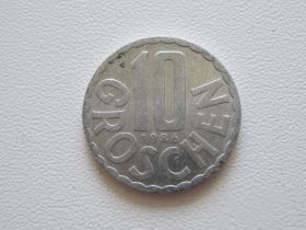Австрія Австрия ^/--/^ Австрия 10 грошей 1986 года 9531 ^_^^^ Австрія 10 грошей 1986 9531 - фото фото фото