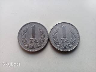 - року - года ^/--/^ Польша 1 злотый 1974 + 1986 2 разновидности ^_^^^ Польща 1 злотий 1974 + 1986 2 різновиди - фото фото фото