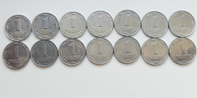 Обігові Обиходные ^/--/^ 1 копейка 1992 г. - 2012 г. Погодовка ^_^^^ 1 копійка 1992 р. - 2012 р. Погодівка - фото фото фото