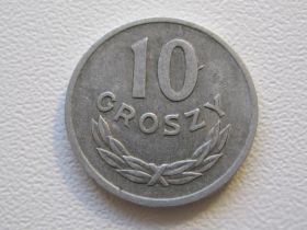 - року - года ^/--/^ Польша 10 грошей 1965 года 33584 ^_^^^ Польща 10 грошей 1965 року 33584 - фото фото фото