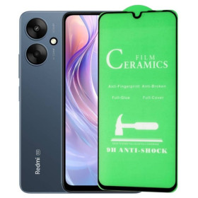 Чохли, бампера Чехлы, бампера ^/--/^ Захисне скло-плівка Fiji Ceramics для Xiaomi Redmi 13 /--/ C 5 /--/ G повна проклейка чорний ^_^^^ Защитное стекло-пленка Fiji Ceramics для Xiaomi Redmi 13 /--/ C 5 /--/ G полная проклейка черный - фото фото фото