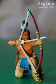 Фігурки, солдатики Фигурки, солдатики ^/--/^ индеец лучник Сиу SCHLEICH ФРГ 90-100 /--/ мм ^_^^^ Індіанець лучник Сіу SCHLEICH ФРН 90-100 мм - фото фото фото