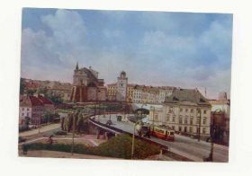 СРСР СССР ^/--/^ Польша 1961   Открытка  Варшава Трамвай Старое фото ^_^^^ Варшава Трамвай Старе фото - фото фото фото