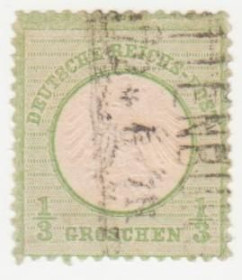 Німеччина до  року Германия до  года ^/--/^ Германия  ( империя) 1872 г. №  2 гашеная ^_^^^ Німеччина (імперія) 1872 р. No 2 гашена - фото фото фото