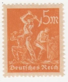 Веймарська республіка Веймарская республика ^/--/^ Германия   ( Рейх) 1922 г. №  195 * ^_^^^ Німеччина (Рейх) 1922 р. No 195 * - фото фото фото