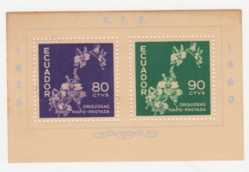 Південна Америка Южная Америка ^/--/^ Эквадор  1960  г. № 1047-1048 блок ^_^^^ Еквадор 1960 р. No 1047-1048 блок - фото фото фото
