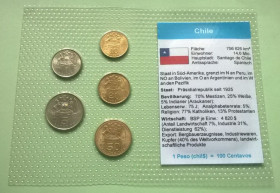 Чилі Чили ^/--/^ Набор монет ЧИЛИ 1971-1972 год набір ЧИЛІ блистер запайка пластик ^_^^^ Набор монет ЧИЛИ 1971-1972 год набор Чили блистер запайка пластик - фото фото фото