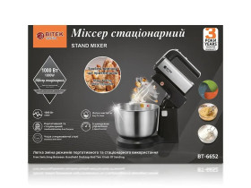 Міксери Миксеры ^/--/^ Міксер стаціонарний 1000 /--/ Вт BITEK BT-6652 ^_^^^ Миксер стационарный 1000 /--/ Вт BITEK BT-6652 - фото фото фото