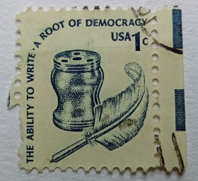 Північна Америка Северная Америка ^/--/^ США 1977 Стандарт, 1 /--/ с, гашеная (III) ^_^^^ США 1977 Стандарт, 1 /--/ с, гашена (III) - фото фото фото