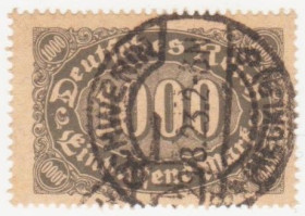 Веймарська республіка Веймарская республика ^/--/^ Германия  ( Рейх) 1922 г. №  235 гашеная ^_^^^ Німеччина (Рейх) 1922 р. No 235 гашена - фото фото фото