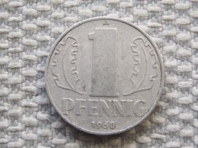 НДР, ФРН ГДР, ФРГ ^/--/^ Германия ГДР 1 пфенниг 1968 года #5810 ^_^^^ Німеччина НДР 1 пфеніг 1968 року #5810 - фото фото фото