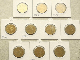 Обігові Обиходные ^/--/^ 1 гривня 2005 рік Україна &amp;quot; Солдати 60 Років Перемоги &amp;quot; 10 штук одним лотом    (64) ^_^^^ 1 гривна 2005 год Украина &amp;quot; Солдаты 60 Годов Победы &amp;quot; 10 штук одним лотом (64) - фото фото фото