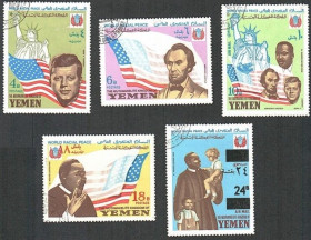 Ємен Йемен ^/--/^ Йемен, Королевство  (1968) Борьба с расовой дискриминацией. Персоналии ^_^^^ Ємен, Королівство (1968) Боротьба з расовою дискримінацією. Персоналії - фото фото фото