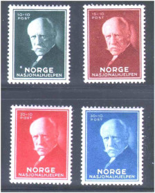 Балтійські країни Балтийские страны ^/--/^ Норвегия 1940 г   MNH -  личности - ^_^^^ Норвегія 1940 MNH - особистості - фото фото фото