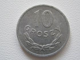 - року - года ^/--/^ Польша 10 грошей 1973 года MW #14618 ^_^^^ Польща 10 грошей 1973 MW #14618 - фото фото фото