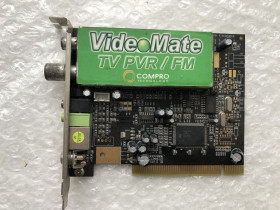 ТВ-тюнери ТВ-тюнеры ^/--/^ TV тюнер Compro VideoMate TV PVR/FM плата відеозахвату ^_^^^ TV тюнер Compro VideoMate TV PVR/FM плата видеозахвата - фото фото фото