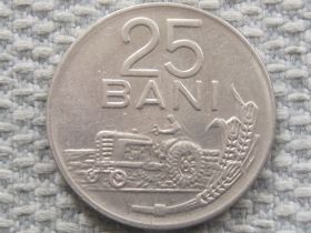 Румунія Румыния ^/--/^ Румунія 25 бані 1966 року #5388 ^_^^^ Румыния 25 купола 1966 года #5388 - фото фото фото