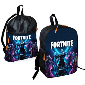 Рюкзаки, сумки Рюкзаки, сумки ^/--/^ Школьный рюкзак детский Fortnite + Сумка для обуви спортивной формы рюкзак-мешок мальчику (01856) ^_^^^ Шкільний рюкзак дитячий Fortnite + Сумка для взуття спортивної форми рюкзак-мішок хлопчику (2170) - фото фото фото