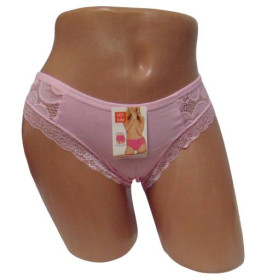 Труси Трусы ^/--/^ Трусики с кружевом Uokin 3499-1 2 /--/ XL розовые ^_^^^ Трусики з мережевим Uokin 3499-1 2 /--/ XL рожеві - фото фото фото