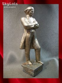 Статуетки, Скульптури, Фігурки, Фарфор Статуэтки, Скульптуры, Фигурки, Фарфор ^/--/^ 1466 Памятник, скульптура, бюст Чернышевский. Тяжелый металл. ^_^^^ 1466 Пам'ятник, скульптура, бюст Чернишевський. Важкий метал. - фото фото фото