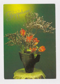 СРСР СССР ^/--/^ ПОЗДРАВЛЯЮ  ДМПК 1984 г.  СУВОРОВА  чистая  ^_^^^ Вітаємо ДМПК 1984 р. Суворова чиста - фото фото фото