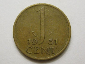 Нідерланди Нидерланды ^/--/^ Нидерланды 1 цент 1961 года 38568 ^_^^^ Нідерланди 1 цент 1961 року 38568 - фото фото фото
