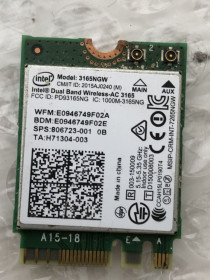 Wi-Fi адаптери Wi-Fi адаптеры ^/--/^ Адаптер WI-FI+BT для ноутбука Intel Dual Band 3165 /--/ NGW для ноутбука Acer Aspire E /--/ 5-722, E /--/ 5-722 /--/ G, E /--/ 5-752, E /--/ 5-752 /--/ G, E /--/ 5-731, E /--/ 5-731 /--/ G, E /--/ 5-772 /--/ G, TravelMate P /--/ 277-M, P /--/ 277-MG, P /--/ 278-M, P /--/ 278-MG та інших ^_^^^ Адаптер WI-FI+BT для ноутбука Intel Dual Band 3165 /--/ NGW для ноутбука Acer Aspire E /--/ 5-722, E /--/ 5-722 /--/ G, E /--/ 5-752 /--/ G, E /--/ 5-731, E /--/ 5-731 /--/ G, E /--/ 5-772 /--/ G, TravelMate P /--/ 277-M, P /--/ 277-MG, P /--/ 278-M, P /--/ 278-MG и других - фото фото фото
