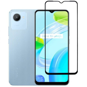 Чохли, бампера Чехлы, бампера ^/--/^ Захисне скло Fiji Premium для Realme C /--/ 30 повне проклеювання Anti-Static чорний ^_^^^ Защитное стекло Fiji Premium для Realme C /--/ 30 полное проклеивание Anti-Static черный - фото фото фото