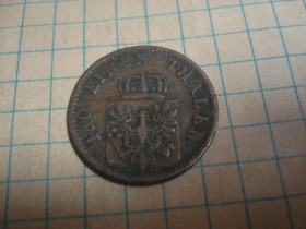 Німеччина до  року Германия до  года ^/--/^ 2 /--/ пфенінга 1868 /--/ в Німеччина - фото фото фото