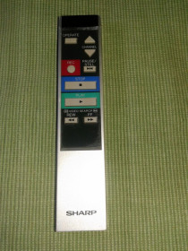 Відеомагнітофони, VHS-програвачі Видеомагнитофоны, VHS-проигрыватели ^/--/^ Пульт ДУ SHARP RRMCG /--/ 0076 /--/ GESA infrared REMOTE CONTROL - фото фото фото