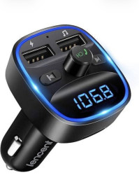 FM-Модулятори FM-Модуляторы ^/--/^ Лот№5365. FM-модулятор автомобільний Bluetooth LENCENT T /--/ 25    ,привезено з Німеччини. ^_^^^ Лот No /--/ 5365. FM-модулятор автомобильный Bluetooth LENCENT T /--/ 25, привезенный из Германии. - фото фото фото