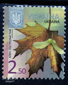 Після  року После  года ^/--/^ YY 2012 р. 8-й стандарт Клен гостролистий  (2,50), мікрошрифт 2013-ІІ,  гашена ^_^^^ 2012 г. 8-й стандарт Клен остролистный (2,50), микрошрифт 2013-II, гашена - фото фото фото