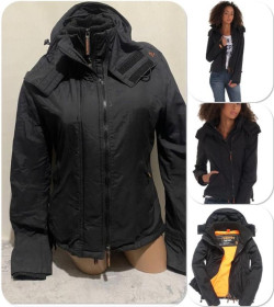 Куртки Куртки ^/--/^ Жіноча куртка-вітровка з капюшоном superdry ^_^^^ Женская куртка-ветровка с капюшоном superdry - фото фото фото