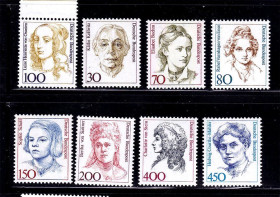 НДР, ФРН ГДР, ФРГ ^/--/^ Германия  ФРГ  MNH - личности - подборка ^_^^^ Німеччина ФРН MNH - особистості - добірка - фото фото фото