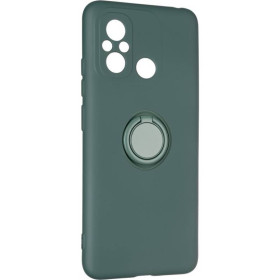 Чохли, бампера Чехлы, бампера ^/--/^ Чохол Fiji Holder Ring для Xiaomi Redmi 12 /--/ C бампер з кільцем підставкою Dark Green ^_^^^ Чехол Fiji Holder Ring для Xiaomi Redmi 12 /--/ C бампер с кольцом подставкой Dark Green - фото фото фото