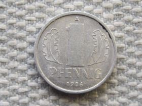 НДР, ФРН ГДР, ФРГ ^/--/^ Германия ГДР 1 пфенниг 1986 года #5828 ^_^^^ Німеччина НДР 1 пфеніг 1986 року #5828 - фото фото фото
