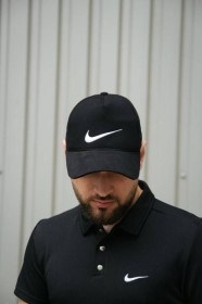 Літні головні убори Летние головные уборы ^/--/^ Кепка мужская Nike черная - фото фото фото