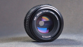 Nikon Nikon ^/--/^ Об&amp;apos;єктив механический Minolta MD 50 /--/ mm 1:1.7 Japan Ф /--/ 49 /--/ mm Вживане ^_^^^ Объектив механический Minolta MD 50 /--/ mm 1:1. 7 Japan Ф /--/ 49 /--/ mm - фото фото фото