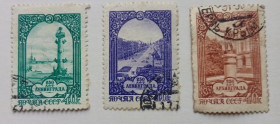 СРСР - СССР - ^/--/^ СССР 1957 250 лет Ленинграду, гашеные ^_^^^ СРСР 1957 250 років Ленінграду, гашені - фото фото фото
