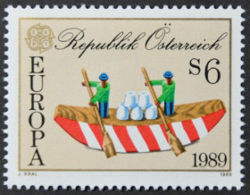 Інше Другое ^/--/^ Австрия Детские игры Европа СЕПТ 1989 ^_^^^ Австрія Дитячі ігри Європа СЕПТ 1989 - фото фото фото