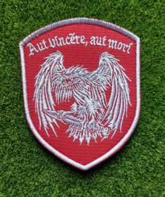 Інше Другое ^/--/^ Шеврон«Aut vincere, aut mori»  («Или победить, или умереть») 82 ОДШБр № 3847 - фото фото фото