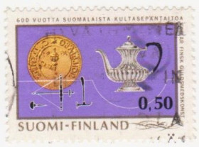 Скандинавія Скандинавия ^/--/^ Финляндия 1971 г. № 703  гашеная ^_^^^ Фінляндія 1971 р. No 703 гашена - фото фото фото