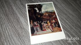 СРСР СССР ^/--/^ открытка СССР Джорджоне Испытание младенца     1968 г. ^_^^^ листівка СРСР Джорджоне Випробування немовляти 1968 р. - фото фото фото