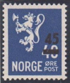 Скандинавія Скандинавия ^/--/^ Норвегия 1949 г.№ 363 ** ^_^^^ Норвегія 1949 No 363 ** - фото фото фото