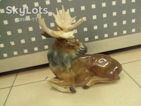 Статуетки, Скульптури, Фігурки, Фарфор Статуэтки, Скульптуры, Фигурки, Фарфор ^/--/^ Фарфоровая фигура германия лось №431 /--/ п ^_^^^ Фарфорова фігура Німеччини лось No /--/ 431 /--/ п - фото фото фото