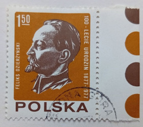 Польща Польша ^/--/^ Польша 1977 Дзержинский, гашеная ^_^^^ Польща 1977 Дзержинський, гашена - фото фото фото