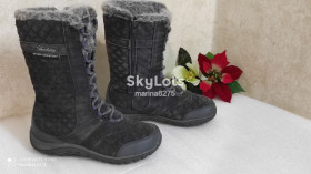 Чоботи Сапоги ^/--/^ SKECHERS~ТЁПЛЫЕ КЛАССНЫЕ  ЗАМШЕВЫЕ САПОГИ р 35-36 ^_^^^ SKECHERS ~ теплі класні замшові запаси р 35-36 - фото фото фото