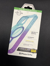Чохли, бампера Чехлы, бампера ^/--/^ Чохол iTSkins для iPhone 15 Pro Supreme R Prism with MagSafe Light blue and light purple ^_^^^ Чехол iTSkins для iPhone 15 Pro Supreme R Prism with MagSafe Light blue and light purple - фото фото фото