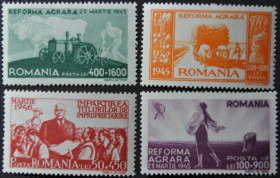 Інше Другое ^/--/^ Румыния Аграрная Реформа Фауна Бык С/Х Трактор 1946 ^_^^^ Румунія Аграрна Реформа Фауна Бик С/Х Трактор 1946 - фото фото фото